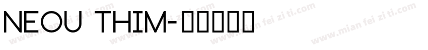 neou thim字体转换